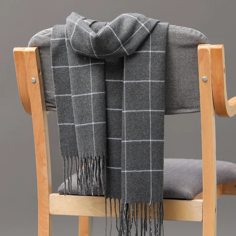 2023 New Winter Men Scarf Keep - Wool Scarf Men ulasan dan harga