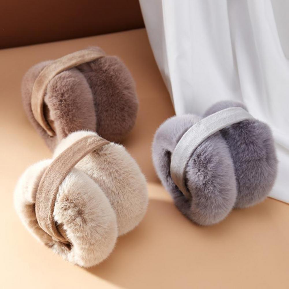 Women Winter Earmuffs Plush Ea - Earmuffs Foldable ulasan dan harga