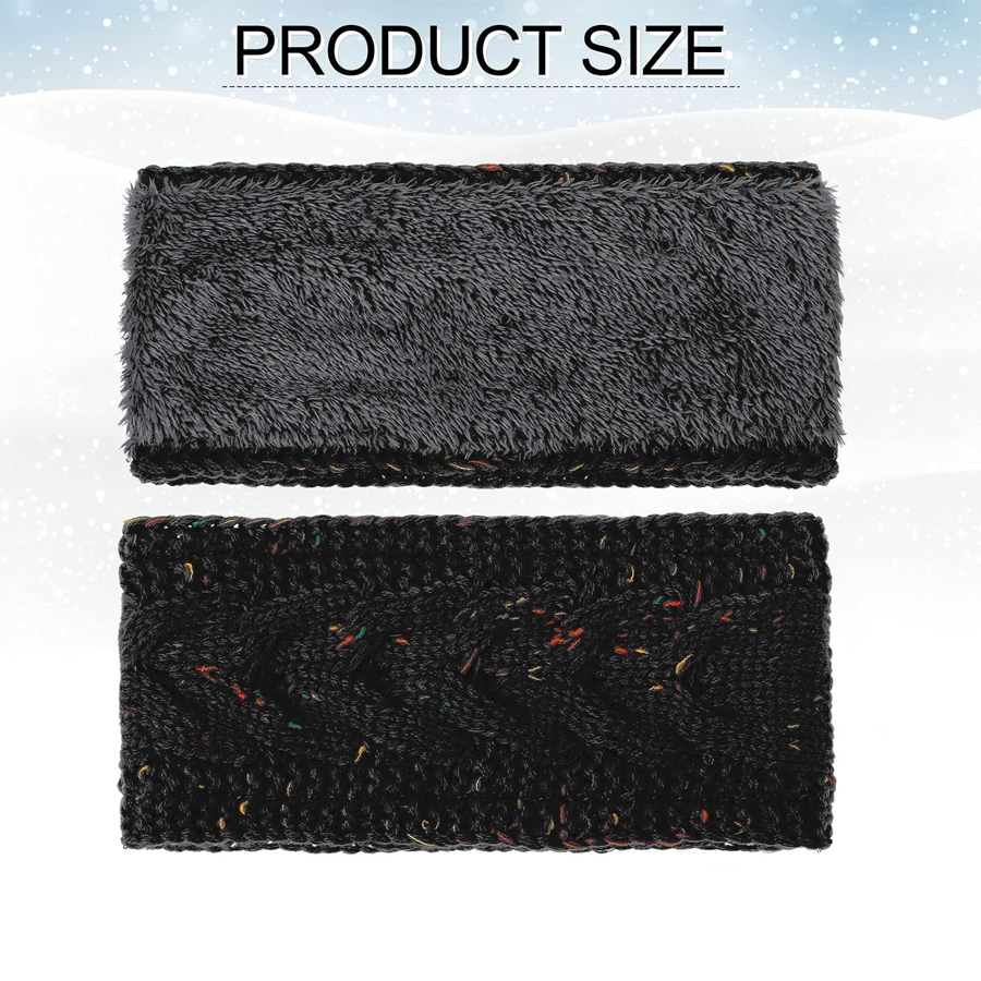 SSUNTAK Women Winter Knitted H - Fleece Ear Warmer Band ulasan dan harga