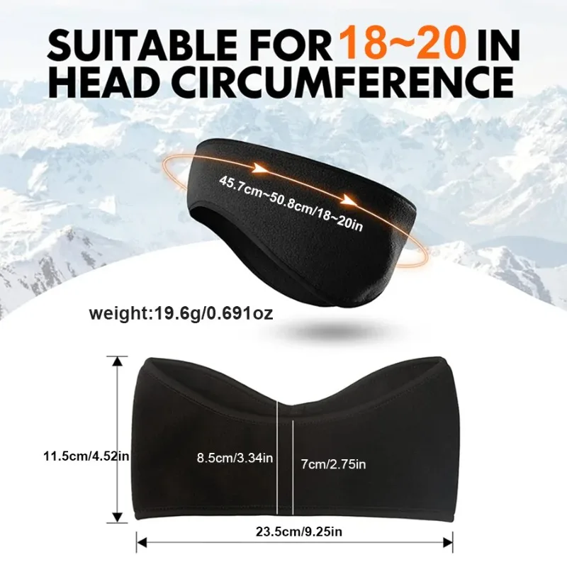 1Pcs Stylish Winter Headband E - Winter Headband Fleece ulasan dan harga