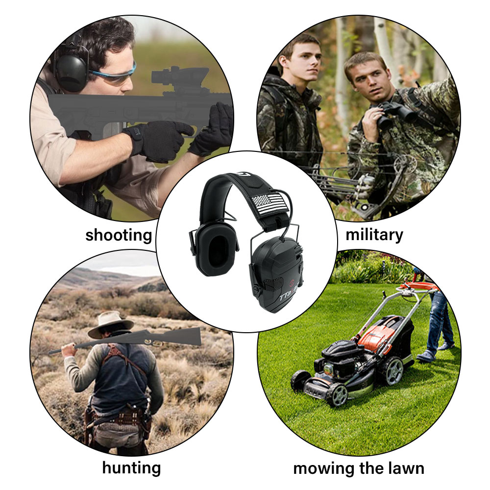 W1/W3 Foldable Electronic Shoo - Earmuffs Foldable ulasan dan harga