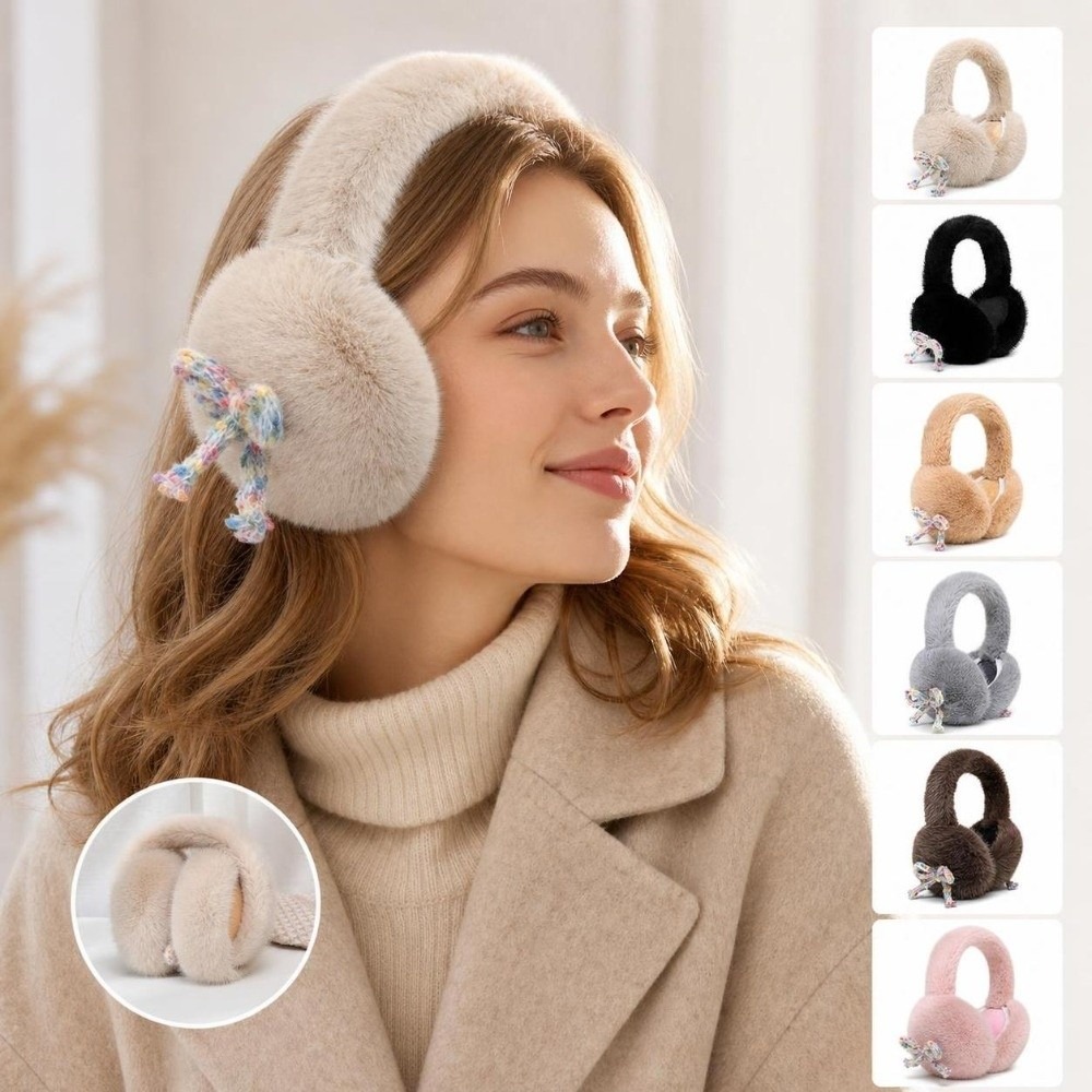 Warm Imitation Mink Fur Earmuf - Earmuffs Foldable ulasan dan harga