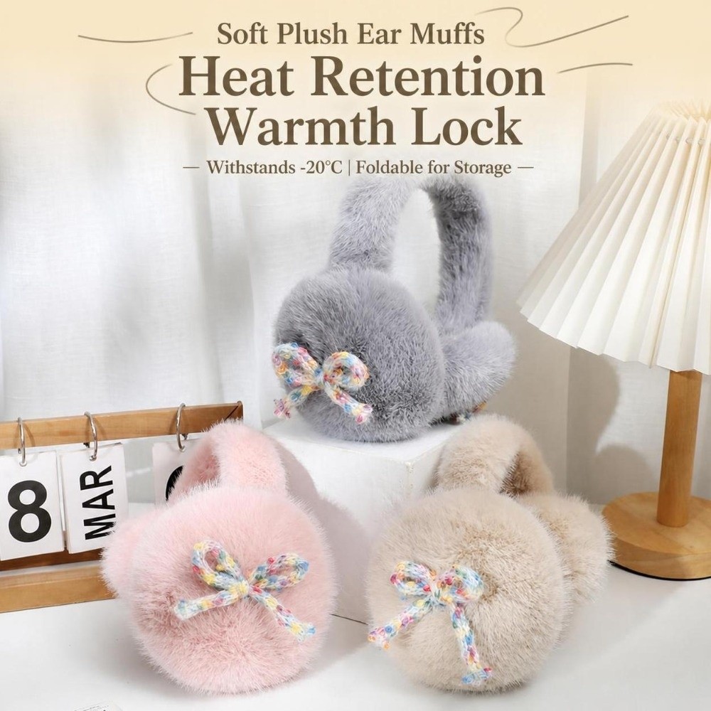 Warm Imitation Mink Fur Earmuf - Earmuffs Foldable ulasan dan harga