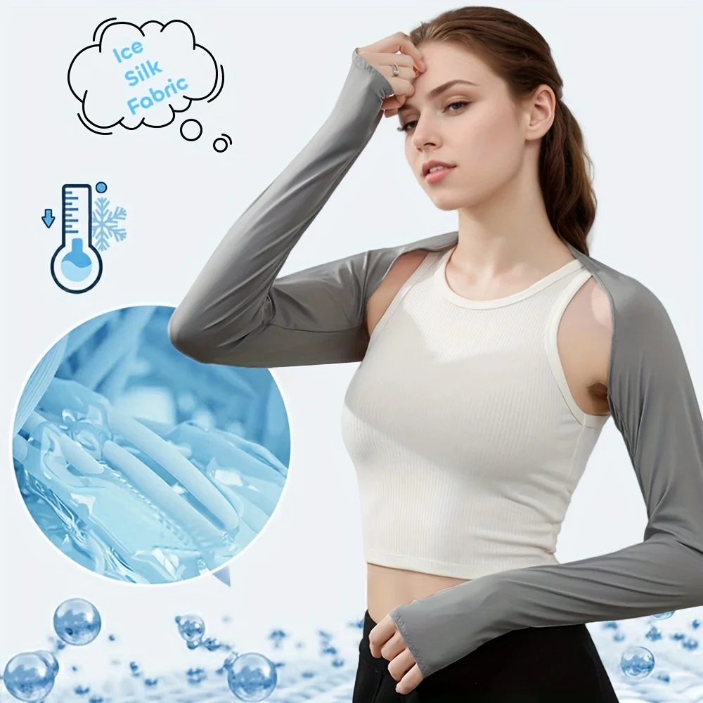 1pc Ice Silk UV Protection Arm - Shawl Wrap Winter ulasan dan harga