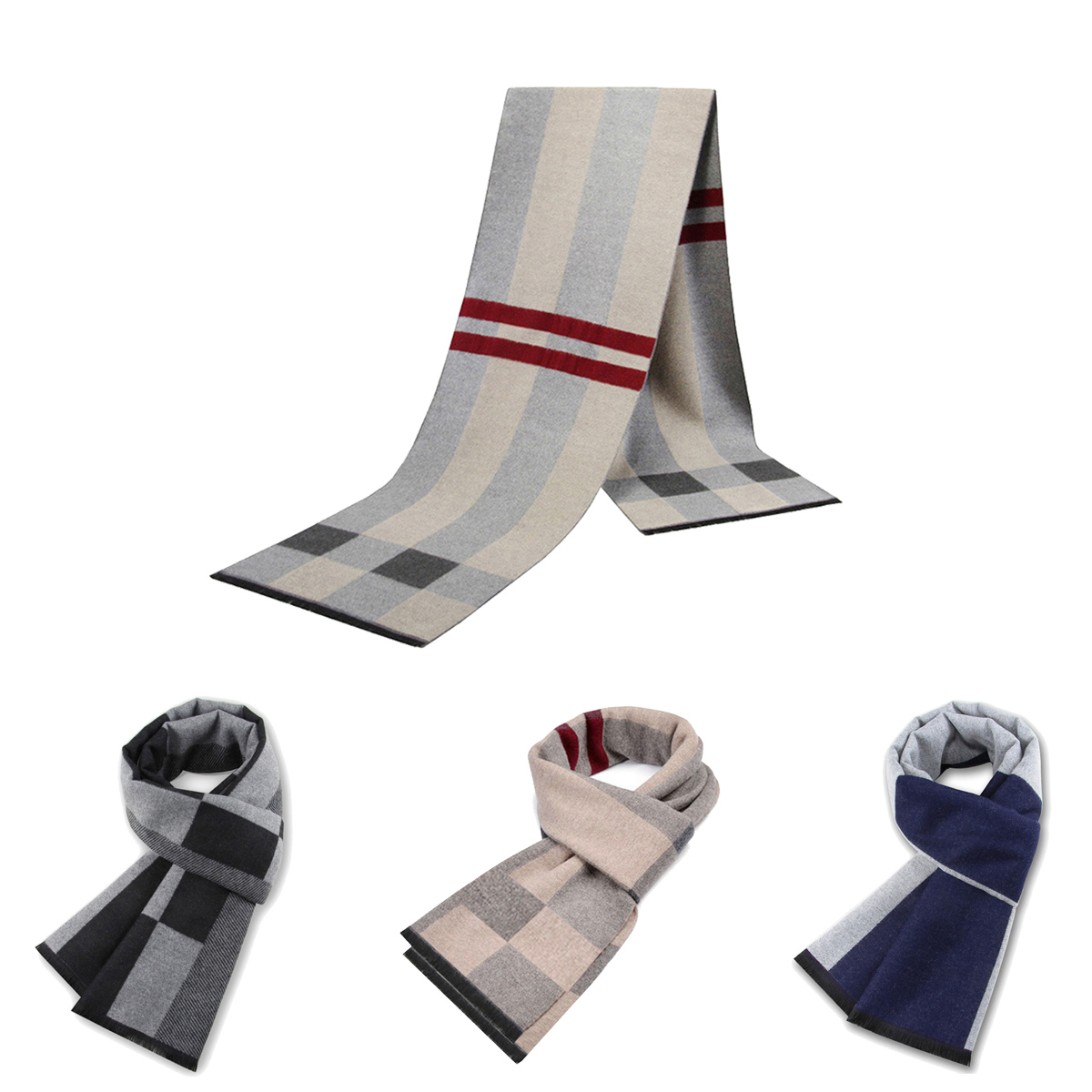 Men Scarf For Man Winter Copy  - Wool Scarf Men ulasan dan harga